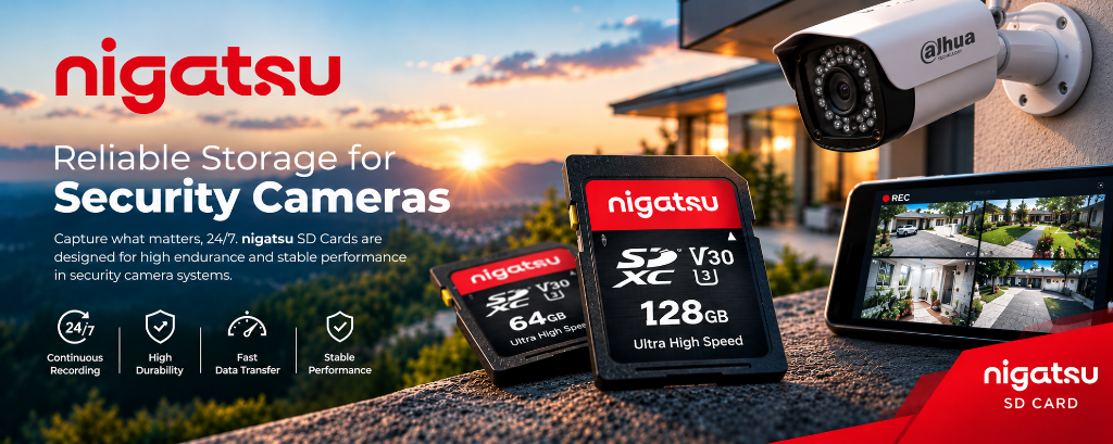Nigatsu SD Cards - Reliable Security Storage